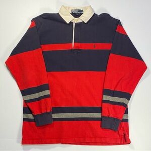 🌳 Vintage Polo Ralph Lauren Rugby Shirt